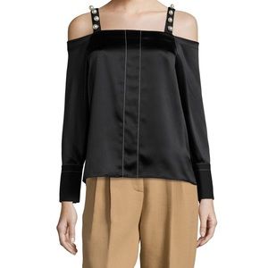 3.1 Phillip Lim Pearl Embellished Top
